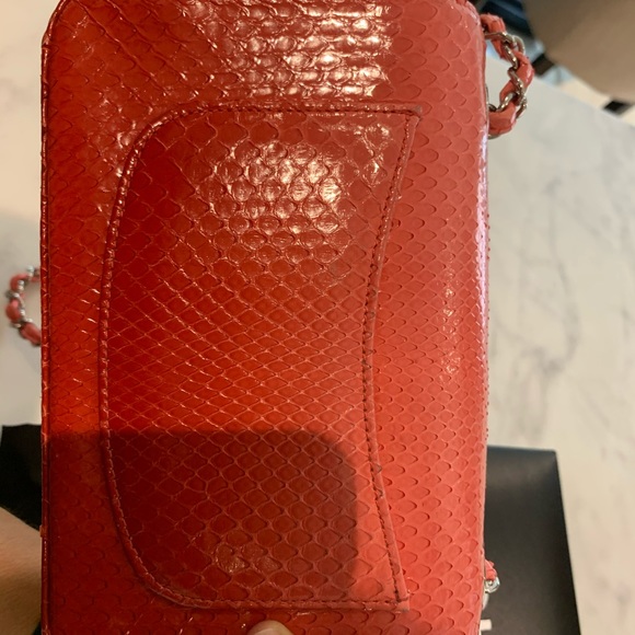 Chanel ombré python shoulder crossbody bag - Picture 6 of 9